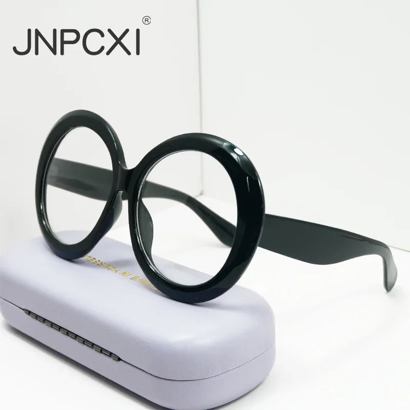 JNPCXI Oversized Round Sunglasses Women Men Luxury Brand Big Frame Sun Glasses Goggles Large Shades Unisex Riding Eyeglasses