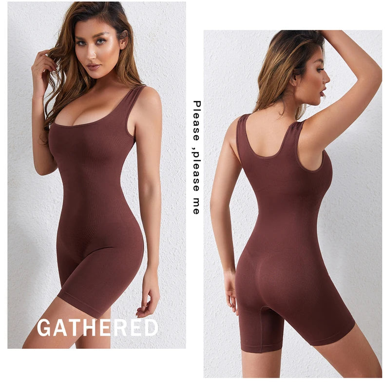 Women Postpartum Shapewear Bodysuit Belly Tight Body Shaper Seamless Underwear Plus Size Waist Trainer Butt Lifter Shaping Top