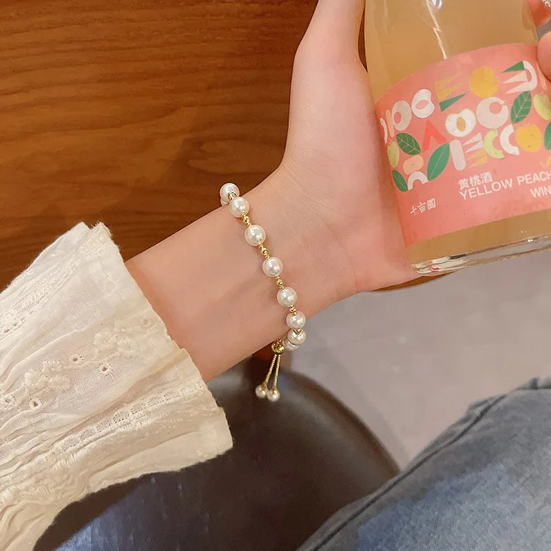 Exquisite Opal Tulip Zircon Bracelet for Women Fashionable Personalized Daily Accessory Party Jewelry Birthday Anniversary Gifts