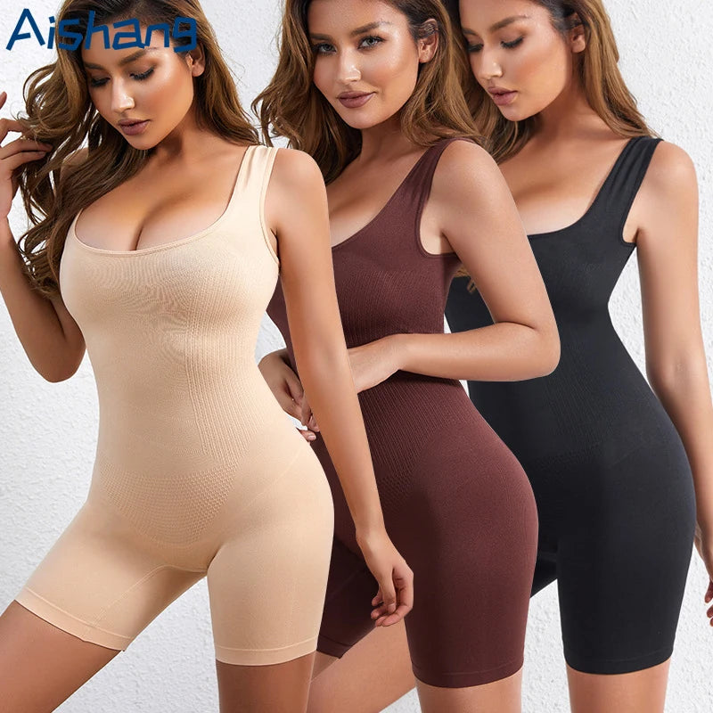 Women Postpartum Shapewear Bodysuit Belly Tight Body Shaper Seamless Underwear Plus Size Waist Trainer Butt Lifter Shaping Top