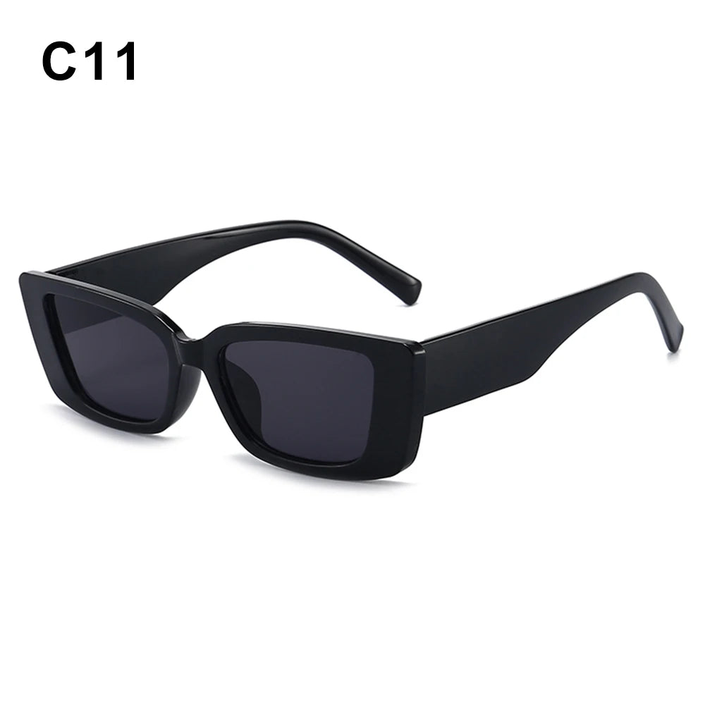 Retro Cat eyt Frame Sunglasses Women 2023 Luxury V Sun Glasses Men Fashion Rectangle Jelly Sunglasses with Metal Hinges UV400