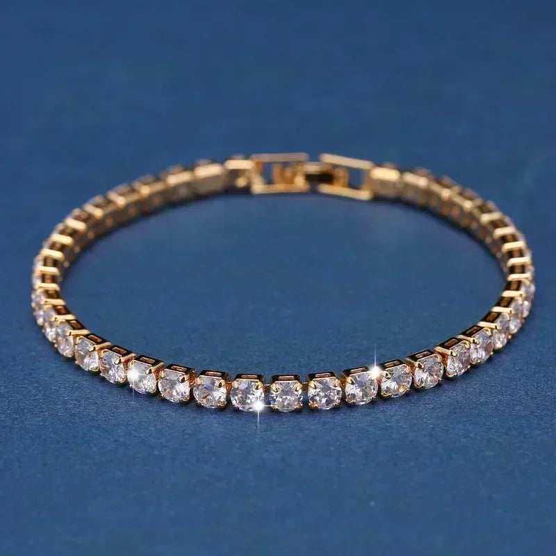 Exquisite Opal Tulip Zircon Bracelet for Women Fashionable Personalized Daily Accessory Party Jewelry Birthday Anniversary Gifts