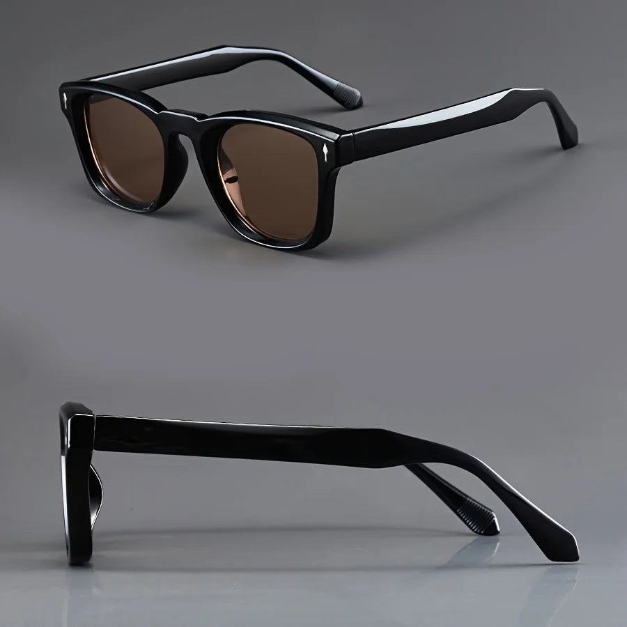 Men Women Classic Full Frame Versatile Advanced Retro Trend Glasses Suitable for Daily Leisure Photography Use Valentine's Day