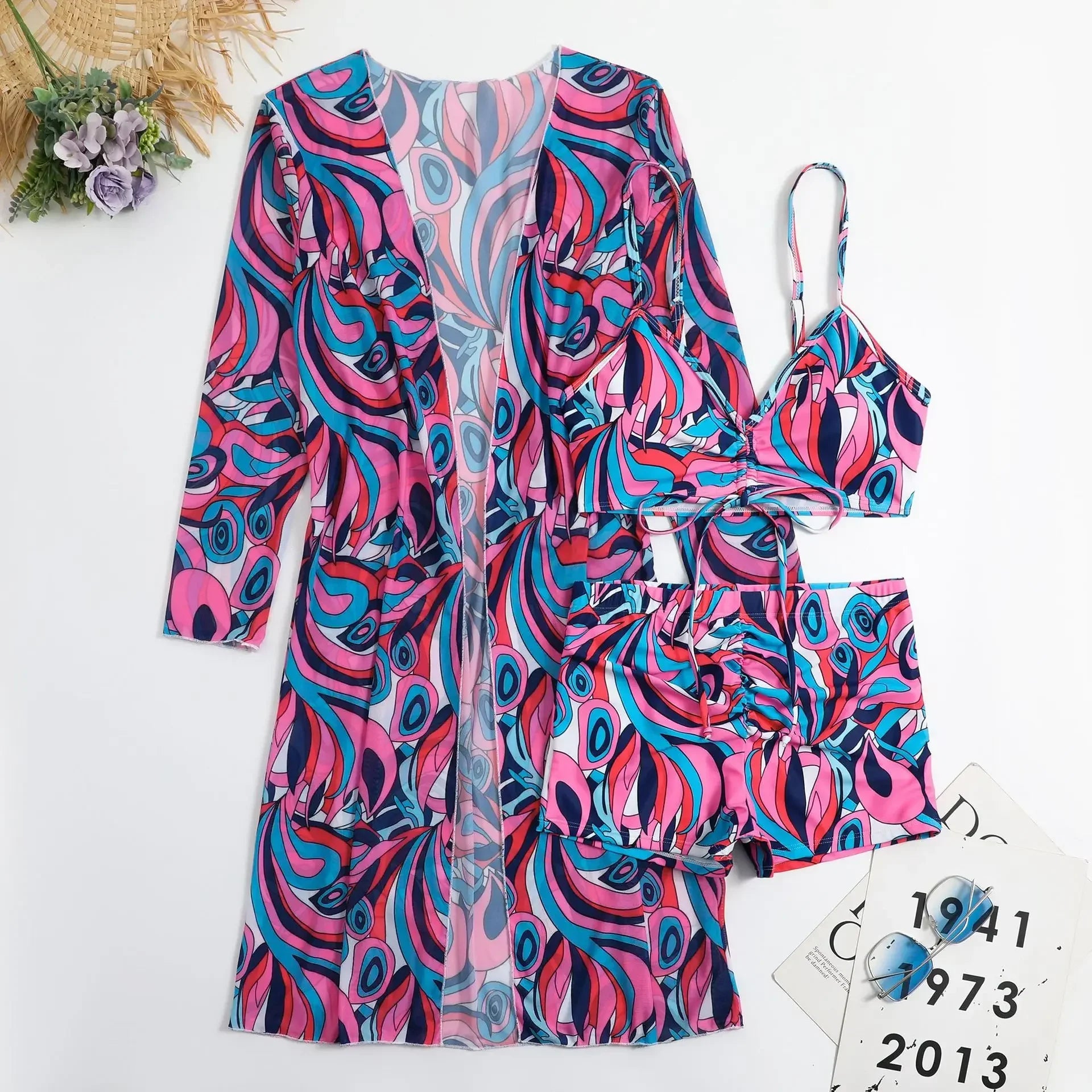 2024 Sexy Separate Swimsuits Tankini Female Swimwear Sports Beach Wear Two Piece Bathing Suits Girls Pool Women Swimming Suit