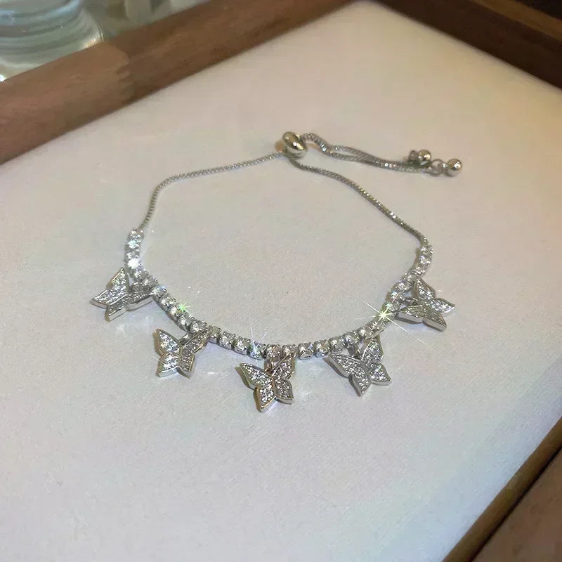 Exquisite Opal Tulip Zircon Bracelet for Women Fashionable Personalized Daily Accessory Party Jewelry Birthday Anniversary Gifts