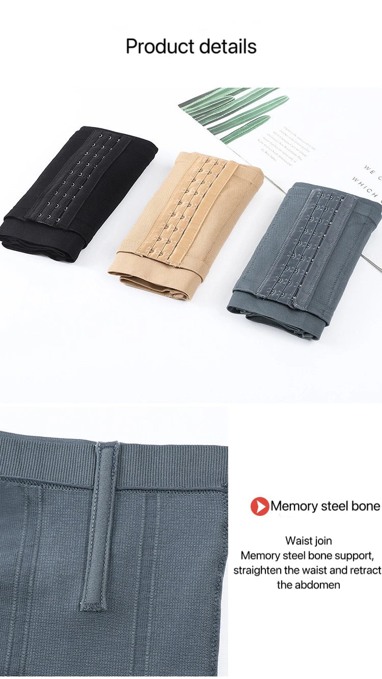 2pcs Women High Waist Shaping Briefs Buckle adjustment Body Shaper Slimming Underwear Butt Lifter Control Pantie Shapewear Pant