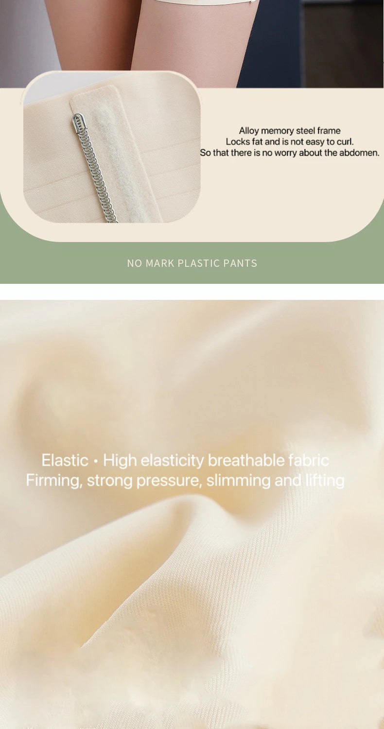 1pcs Seamless Belly Shaping Briefs Mid Waist Lifting Hip Pants Slimming Panties Women Postpartum Shaper Underwear Safety Panty
