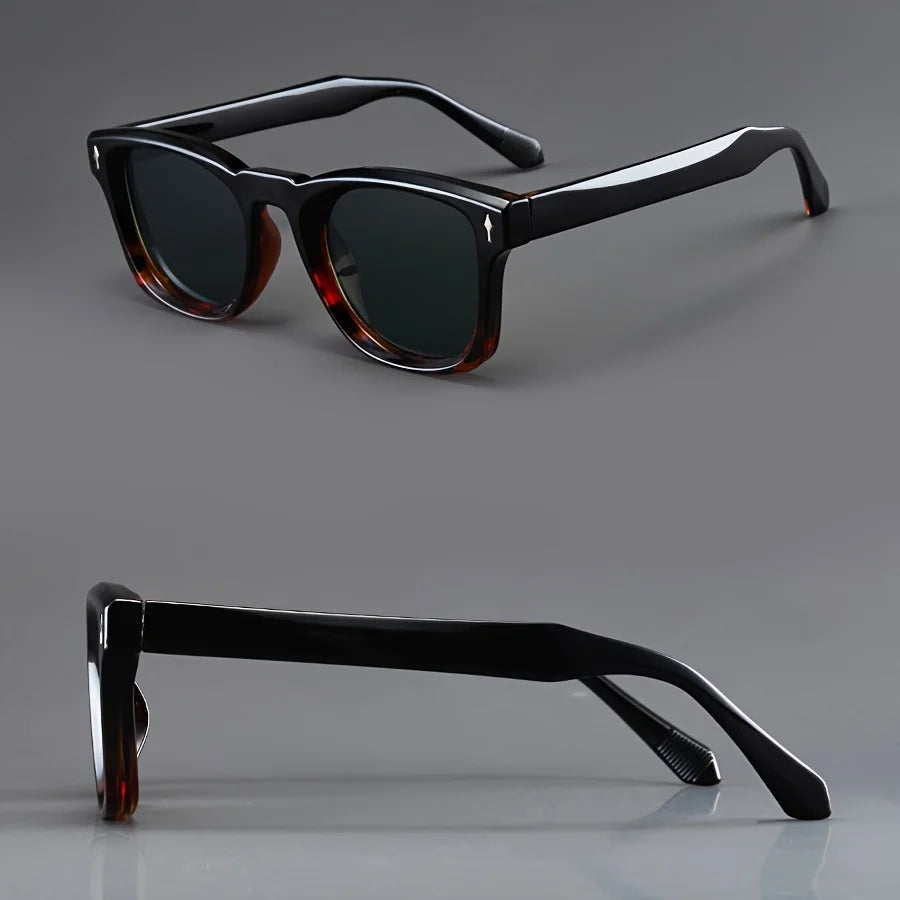 Men Women Classic Full Frame Versatile Advanced Retro Trend Glasses Suitable for Daily Leisure Photography Use Valentine's Day