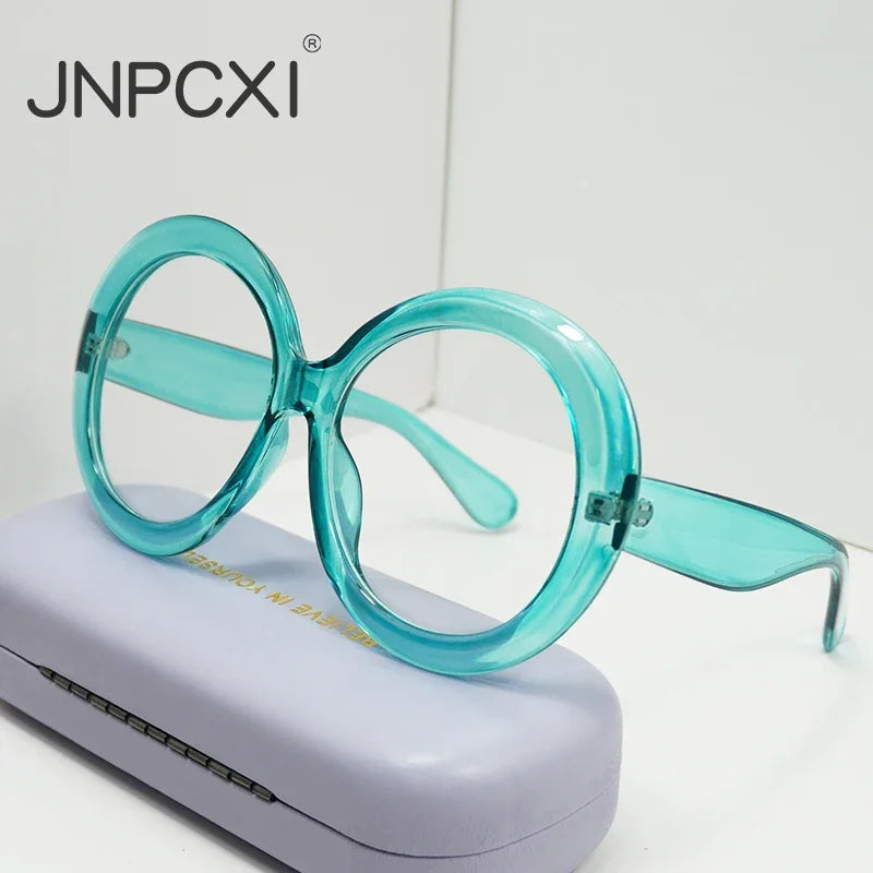 JNPCXI Oversized Round Sunglasses Women Men Luxury Brand Big Frame Sun Glasses Goggles Large Shades Unisex Riding Eyeglasses