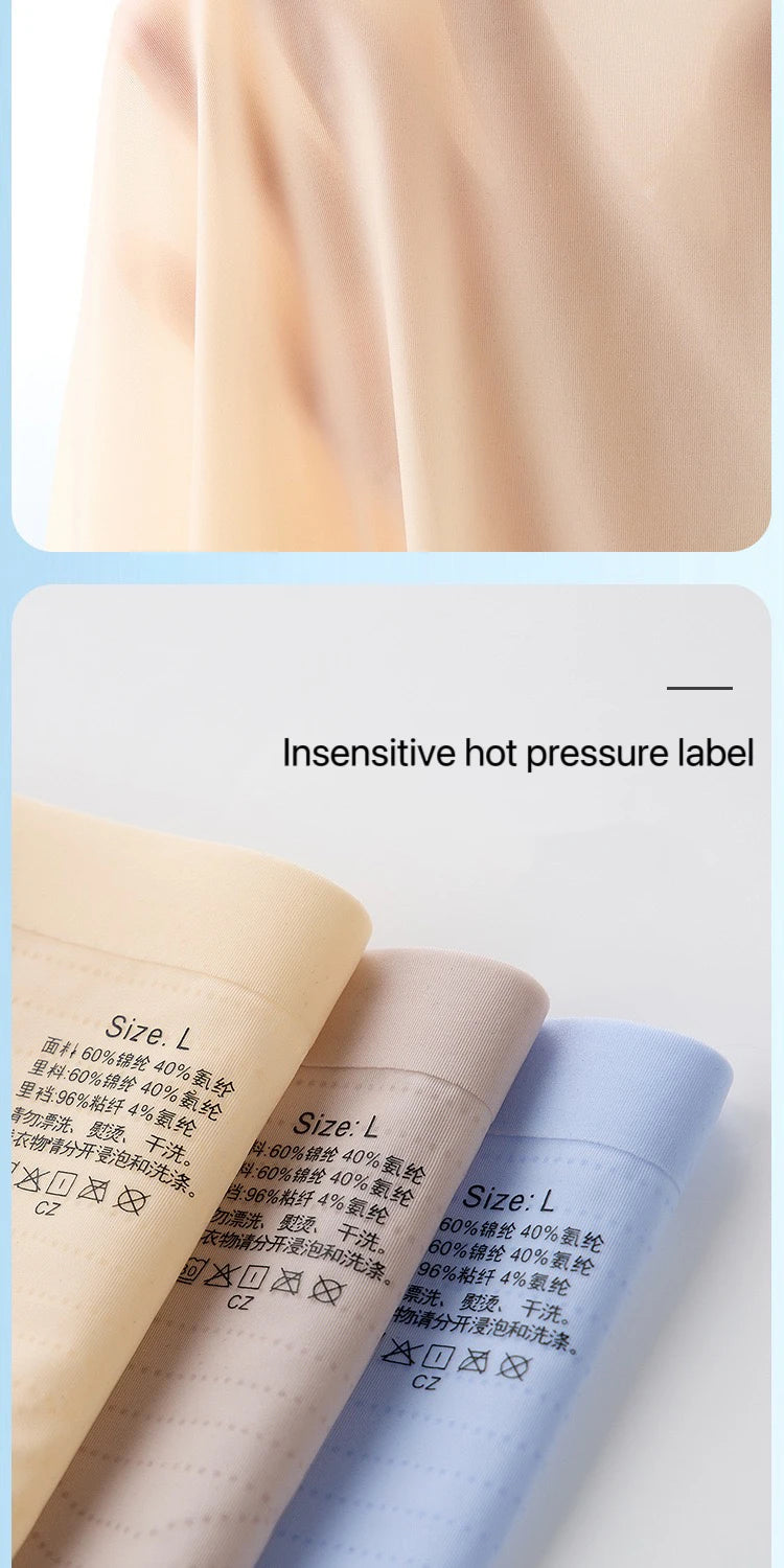 1pcs Women Ultrathin Belly Shaping Brief High Waist Ice Silk Lifting Hip Pants Slimming Panties Shaper Underwear Safety Panty