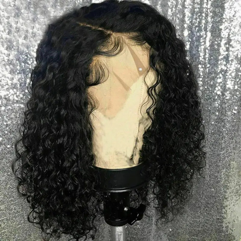 68cm synthetic American and European woman Curly wavy Midsection synthetic Wig Extension Wig Hairpin Forehead Hair