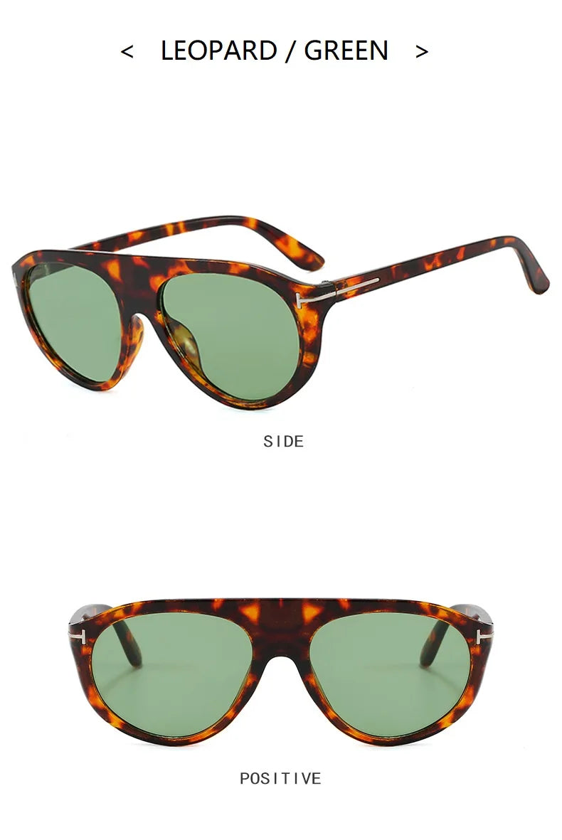 Vintage Women Sunglasses Woman 2025 Fashion Men Pilot Trending Sunshade Retro Square Large Frame Sun glasses Outdoor UV400